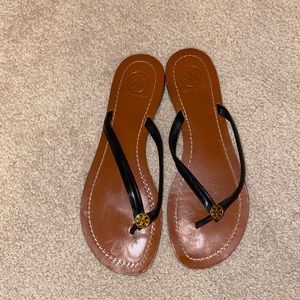 Tory Burch flip flops. Size 6.5.
